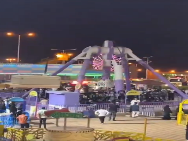تفاصيل سقوط إحدى العاب ملاهي الجبل الأحضر في الطائف