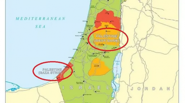 لأول مرة.. بريطانيا تدرج دولة فلسطين في خرائطها الرسمية