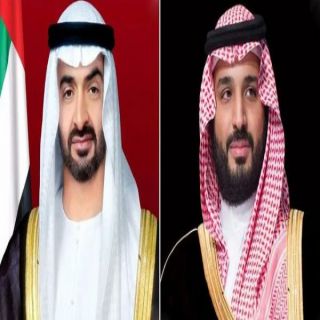 سمو ولي العهد ورئيس الإمارات يبحثان التطورات بالمنطقة