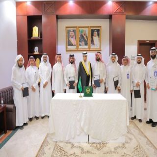 محافظ البكيرية يشهد توقيع عددًا من اتفقيات الشركة والتعاون