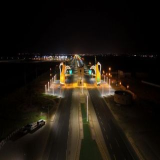 بلدية وادي الدواسر تُزيّن الشوارع والميادين احتفاءً بـ #اليوم_الوطني_ـ95