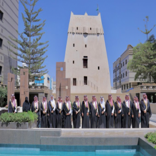 أمير منطقة عسير يستقبل وكيل وزارة الداخلية والوكيل المساعد لشؤون المناطق والوكلاء المساعدين للشؤون التنموية