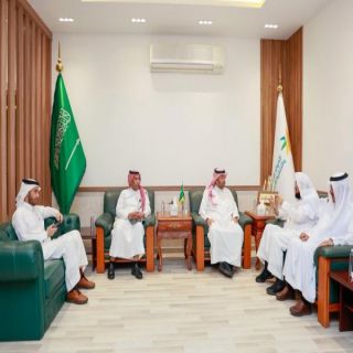 مدير عام جعيعة البر في أبها يزور مُدير عام الوارد البشرية بالمنطقة