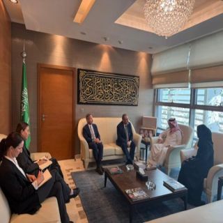 السفير السعودي في عمان يستقبل مُنسق عملية السلام في الشرق الأوسط