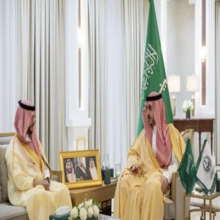 أمير منطقة الجوف يستقبل مساعد وزير الموارد البشرية