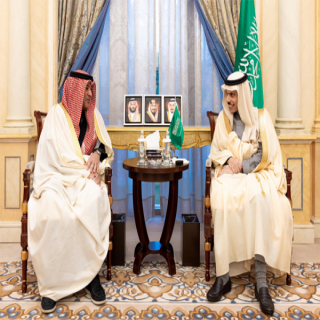 سمو وزير الخارجية يستقبل معالي الأمين العام لمجلس التعاون