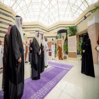 رئيس #جامعة_القصيم يفتتح معرض #يوم_بدينا بمناسبة ذكرى #يوم_التأسيس