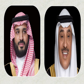 سمو ولي العهد يتلقى إتصالاً هاتفيًا من سمو ولي عهد دولة الكويت