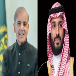 سمو ولي العهد يتلقى اتصالًا هاتفيًا من رئيس الوزراء في جمهورية باكستان الإسلامية
