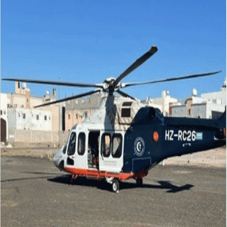الإخلاء الطبي الجوي بالمدينة المنورة يُنقذ حالة تنفسية حرجة